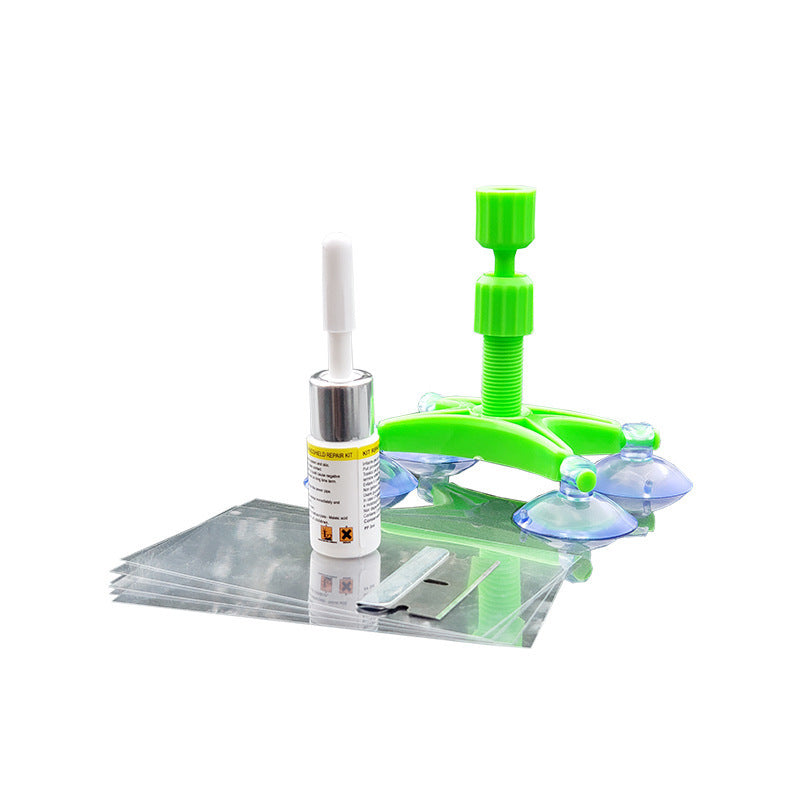 Windshield repair glass repair fluid