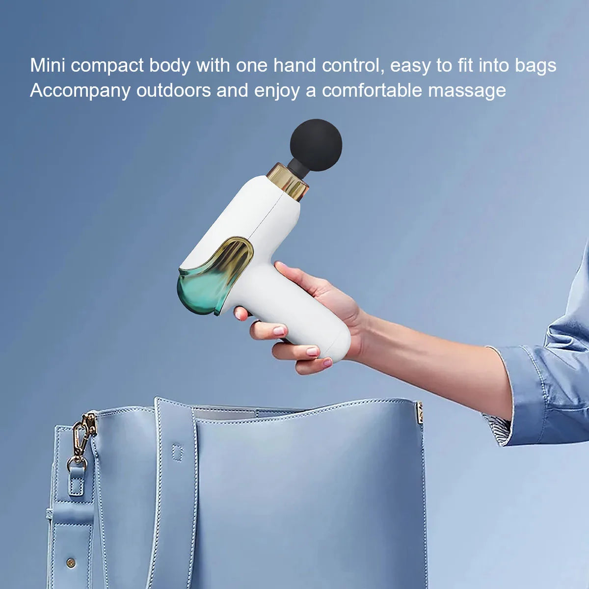 Handheld Massage Gun-Deep Tissue Percussion Electric Massager for Muscle Recovery and Fitness