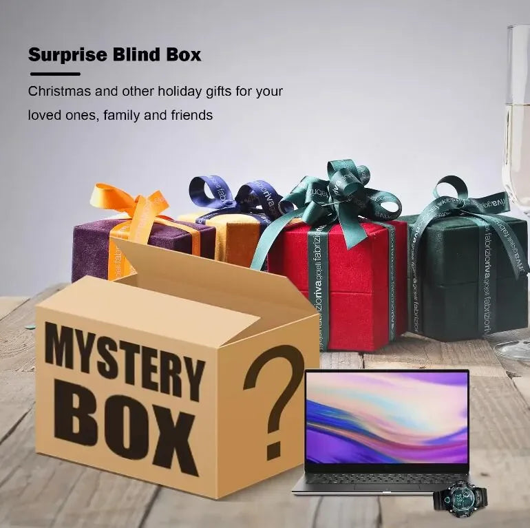 Lucky Electronic Surprise Christmas Unboxing Excitement Mystery Blind Box Drones Speakers Smart Watches