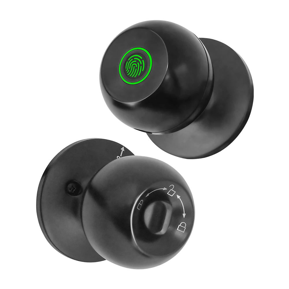 Doorbell App Key Cutting Camera Control Fingerprint Deadlock Lock Pick Home Bedroom Cylinder TUYA Spherical Smart Ball Lock