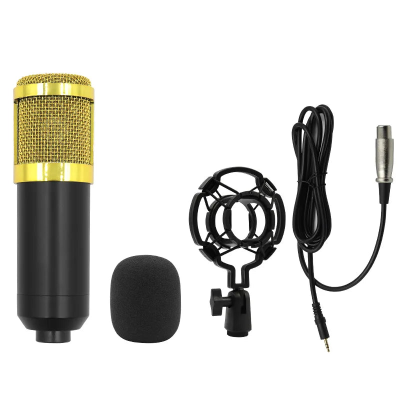 BM 800 Professional PC  V8S Sound Card Set BM800 Mic Studio Condenser Microphone for Karaoke Podcast Recording Live Streaming