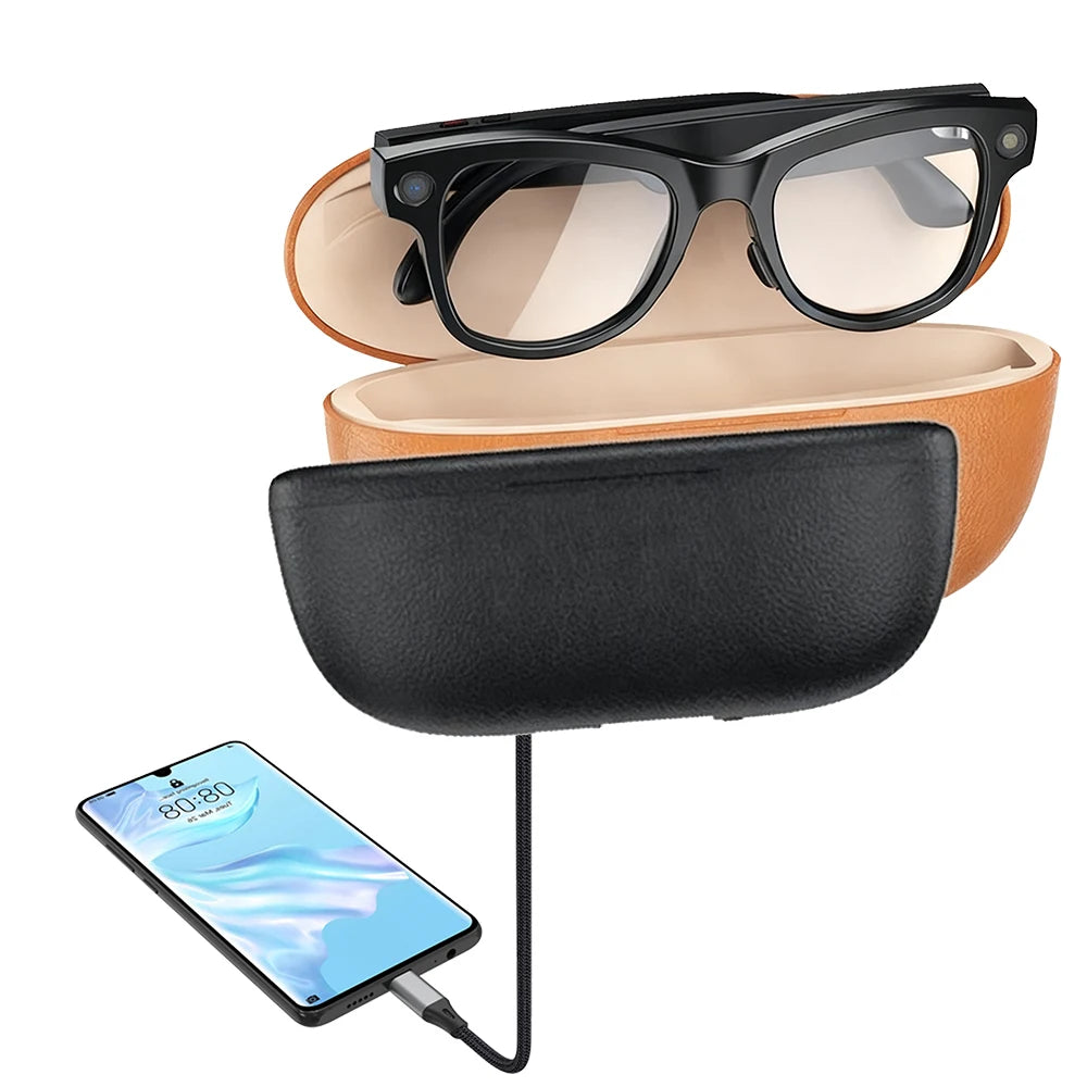 2026 AI ChatGPT with Charging Case Photography and Video Recording Music and Call Real-time Translation Ray-Ban Smart Glasses