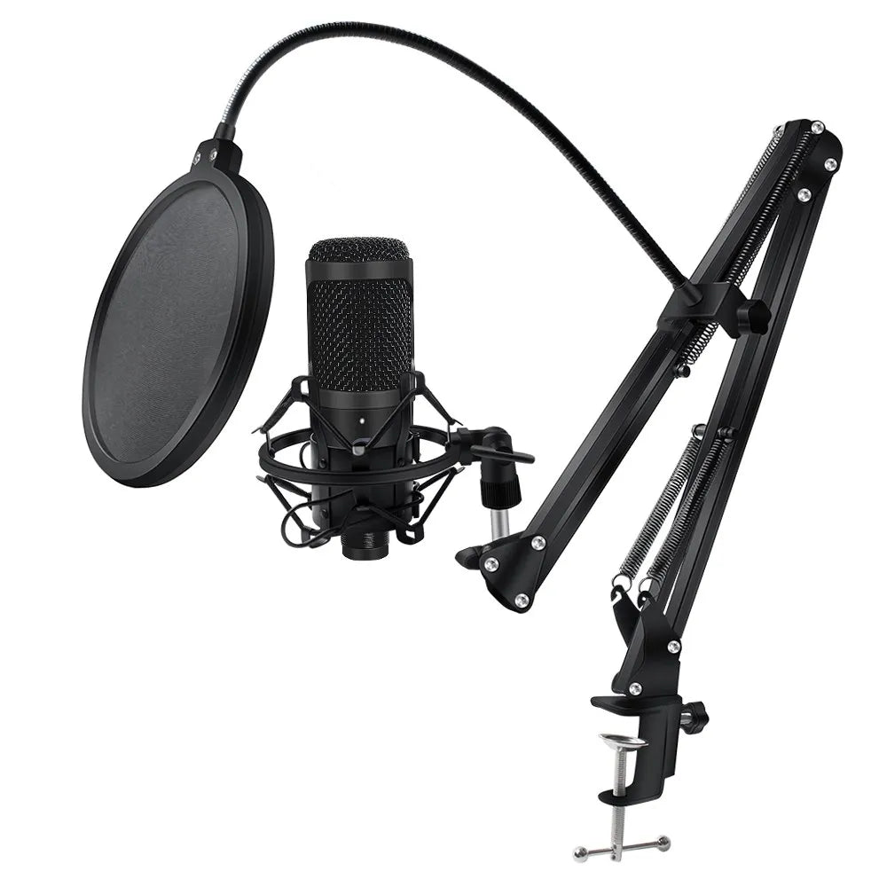 BM 800 Professional PC  V8S Sound Card Set BM800 Mic Studio Condenser Microphone for Karaoke Podcast Recording Live Streaming