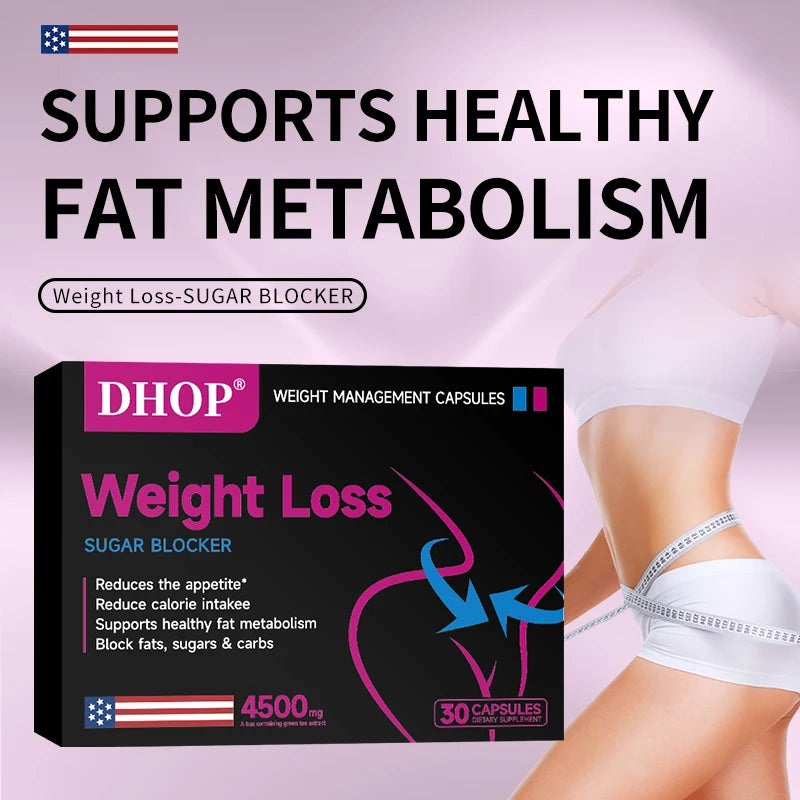 DHOP Garcinia Cambogia Extract Hydroxycitric Acid Garcinia Cambogia Capsules Green Tea Extract Capsule for Weighte Loss