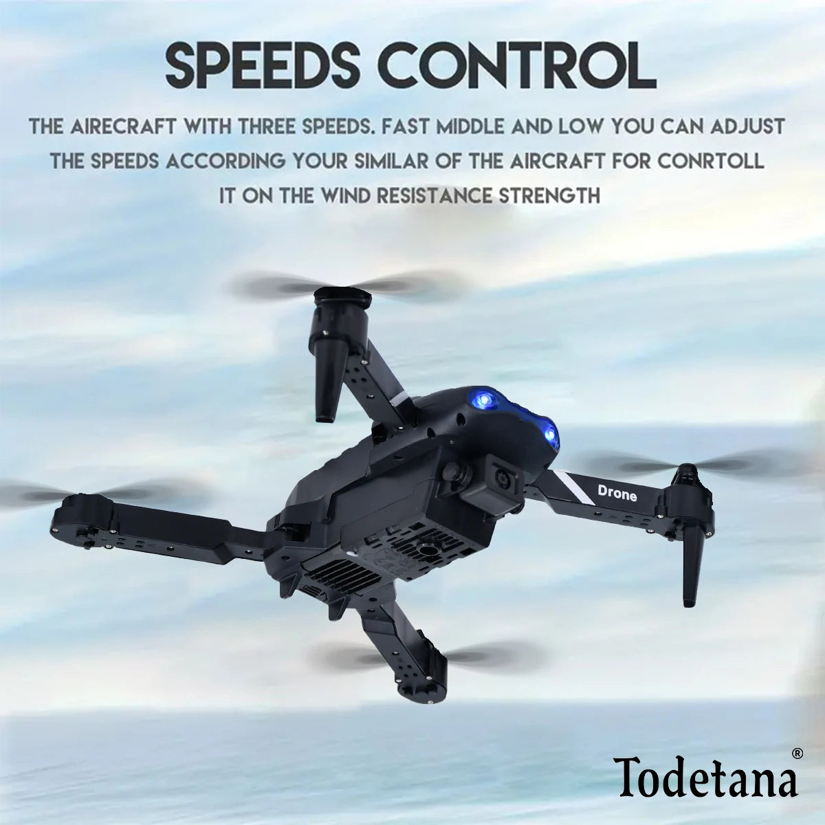 Hot E99 HD 4K Mini UAV with Camera 2.4GHz WiFi 3D Remote Control Foldable Portable Toy No Brush Motor for Aerial Fun