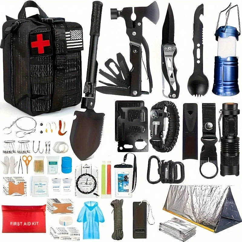 Outdoor Multifunctional Life Saving Medical Kit Professional Emergency Lifesaving Gear Tools Camping Hiking First Aid Kit