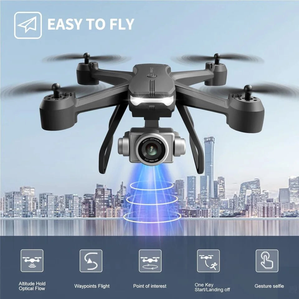 DB 4DRC V14 RC Drone WIFI FPV 4K HD Portable Bag Dual Camera 2 Batteries Wide Angle 1km Image Transmission Aerial Quadcopter