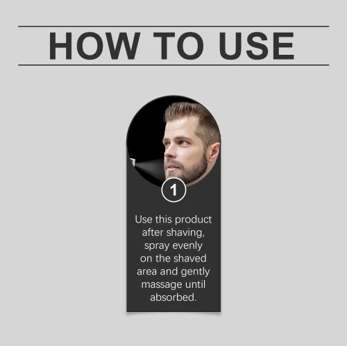 East Moon After Shave Men's Beard Soothing Moisturizing Cool Skin Care Spray