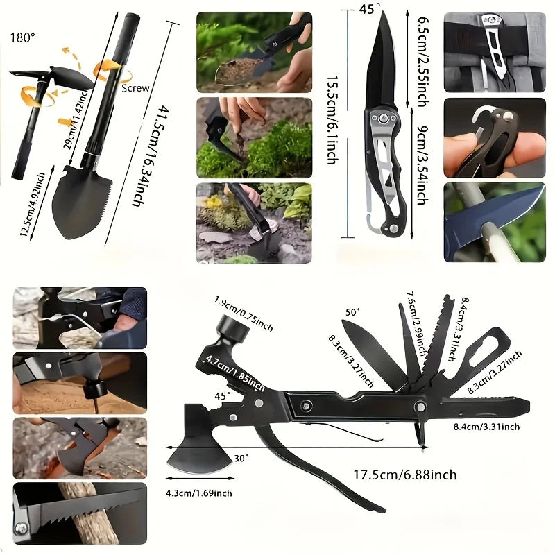 Outdoor Multifunctional Life Saving Medical Kit Professional Emergency Lifesaving Gear Tools Camping Hiking First Aid Kit