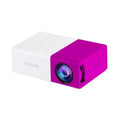 LED Projector with USB, MINI Portable Projector,Remote Control Indoor/Outdoor Movie Projector YG300Purple