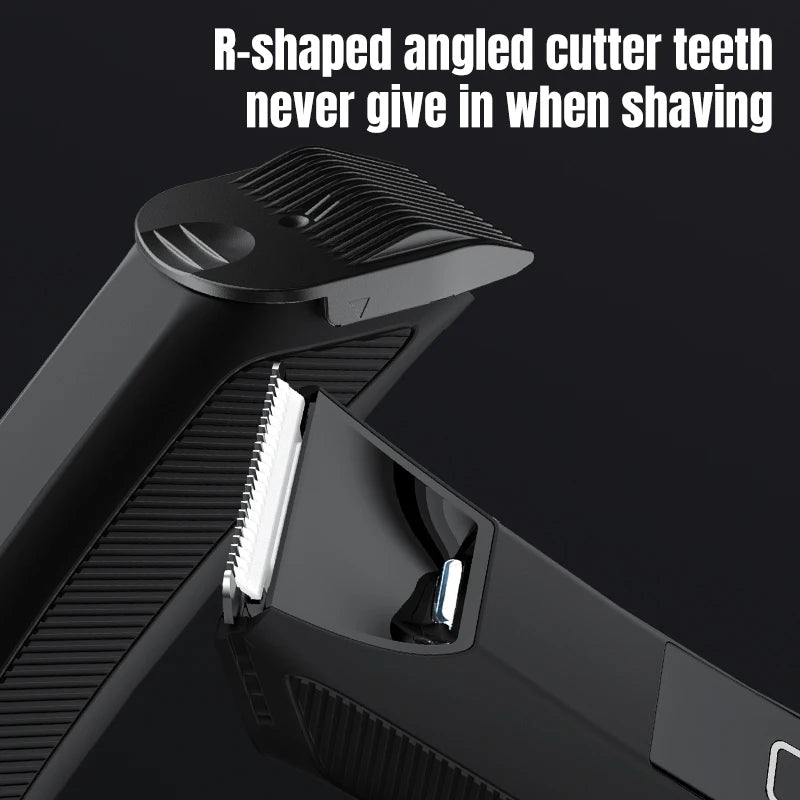 Wholesale Custom Made 3-in-1 Men's LED Lighting Body Trimmer New IPX6 Waterproof Ceramic Drill with Travel Bag Body Groomers