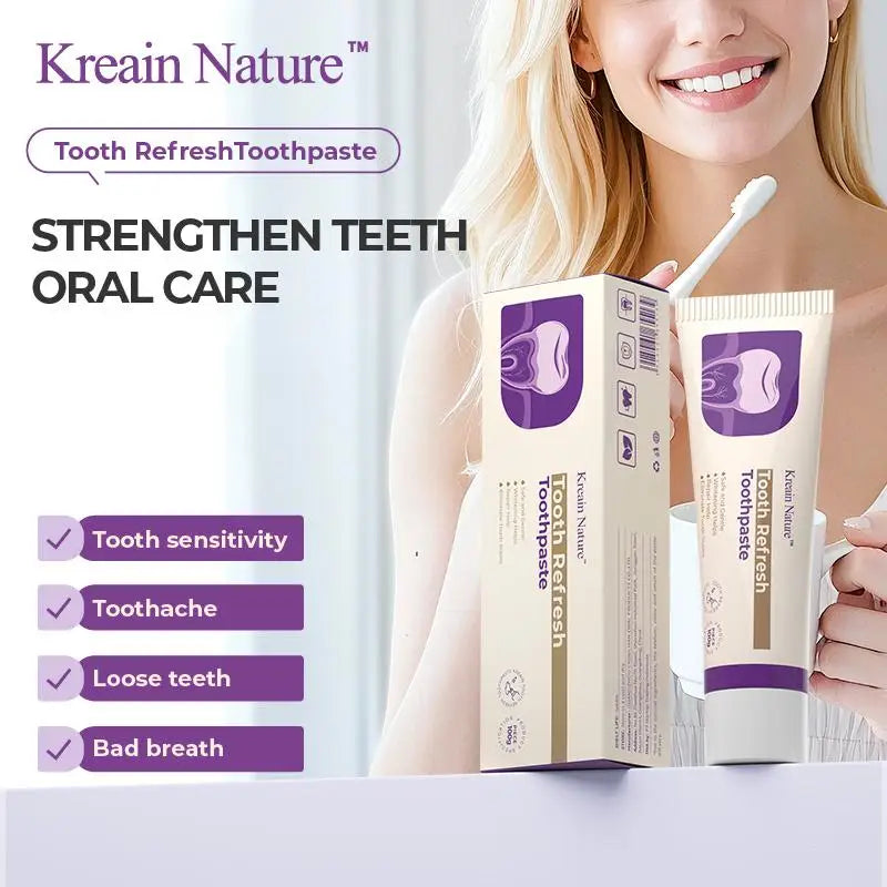 TikTok Shop Oral Care Toothpaste Fresh Breath and Natural Prevention of Tooth Loss Limited Price at $23.98
