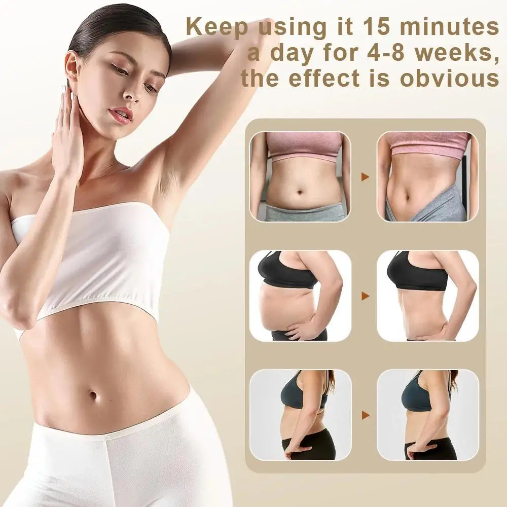Portable Handheld Cordless Electric Fat Burner Body Cellulite Massager Body Sculpting Machine With 3 Modes for Belly, Waist, Arm