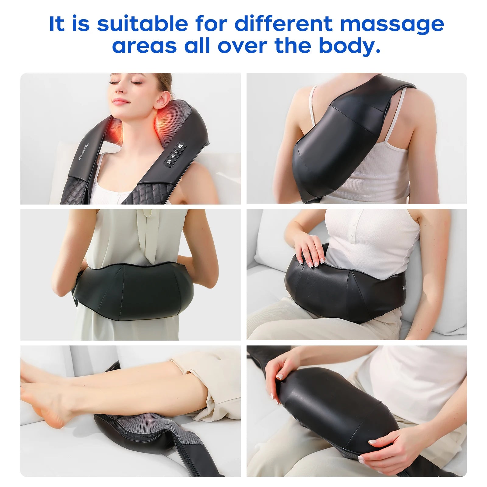 2025 Hot-selling Neck and Shoulder Massager, Deep Tissue Kneading to Relieve Muscle Tension
