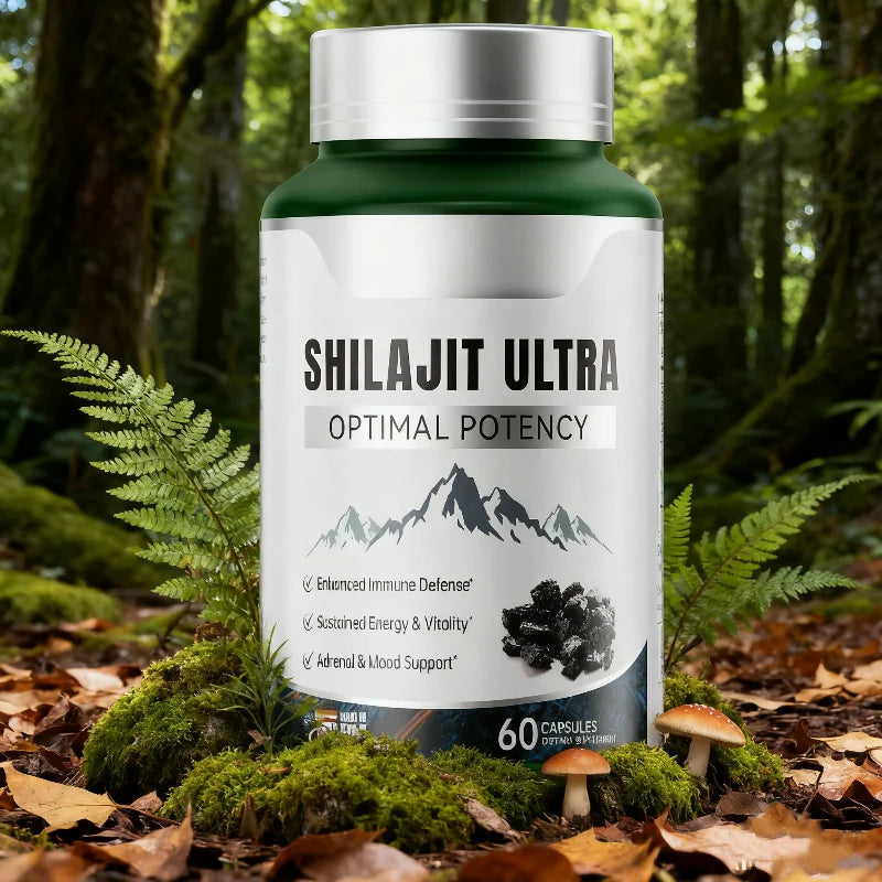 OEM Hot Selling Organic Pure Shilajit Capsule Boosting Energy Antioxidant Sleep Support for Adult Men & Women