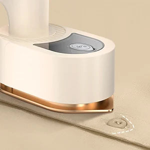 Portable Mini Dry Iron with Continuous Steam Output Stainless Steel Soleplate for Home & Travel Clothes Folding