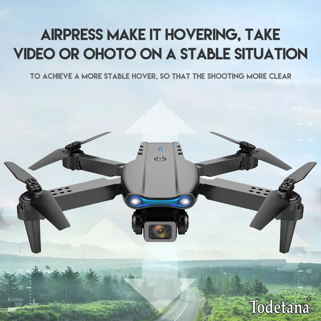 Hot E99 HD 4K Mini UAV with Camera 2.4GHz WiFi 3D Remote Control Foldable Portable Toy No Brush Motor for Aerial Fun