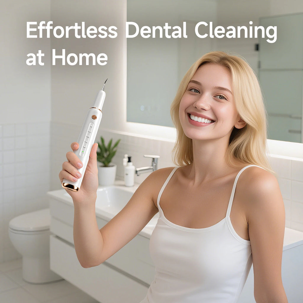 Electric Tooth Cleaner Interdental Cleaner for Plaque Oral Hygiene Tool Gift for Father's Day