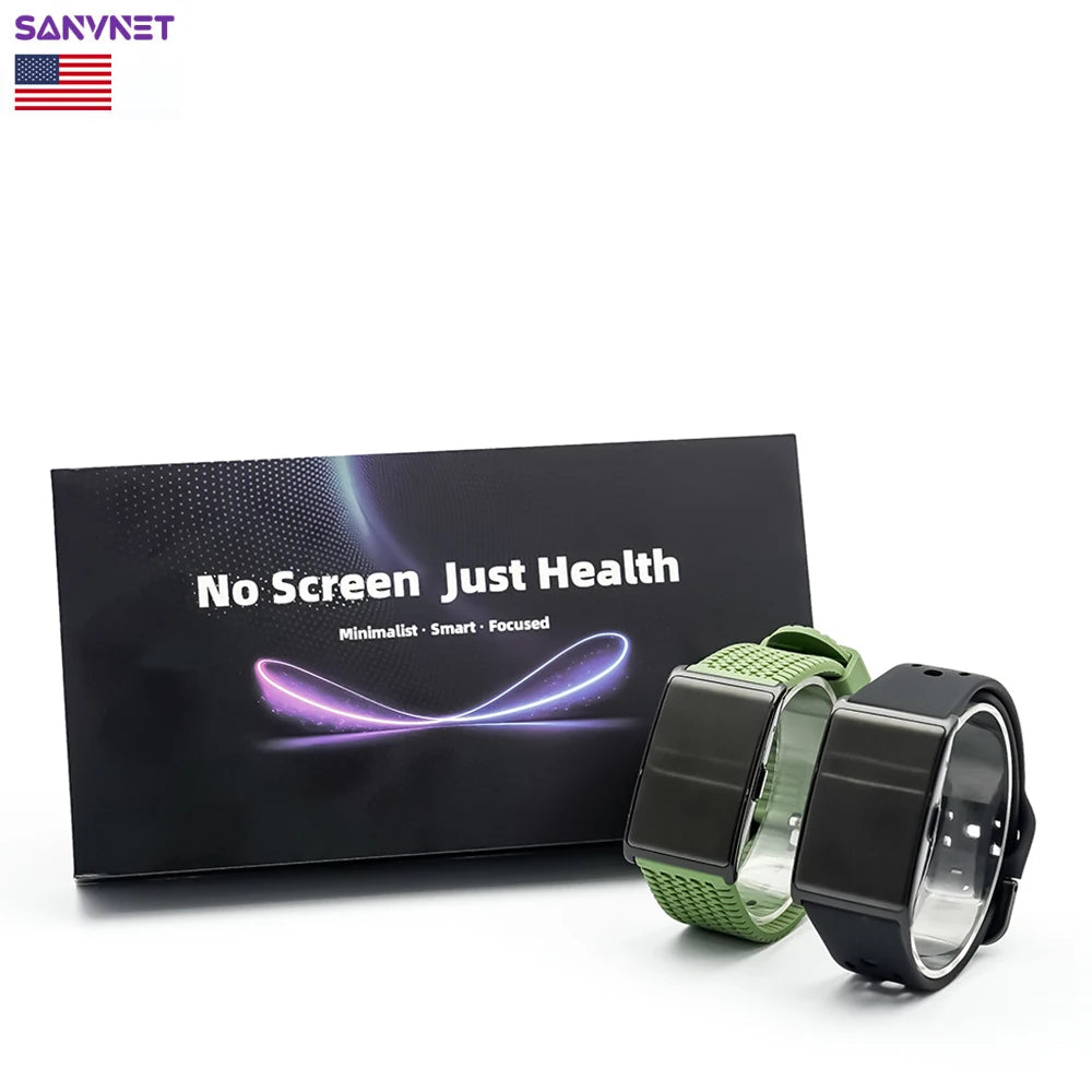 SANVNET H59 MAX Nonscreen Smart Bracelet 170 Sports Modes Long Standby 24H Health Monitor Blood Oxygen Activity Tracker Band
