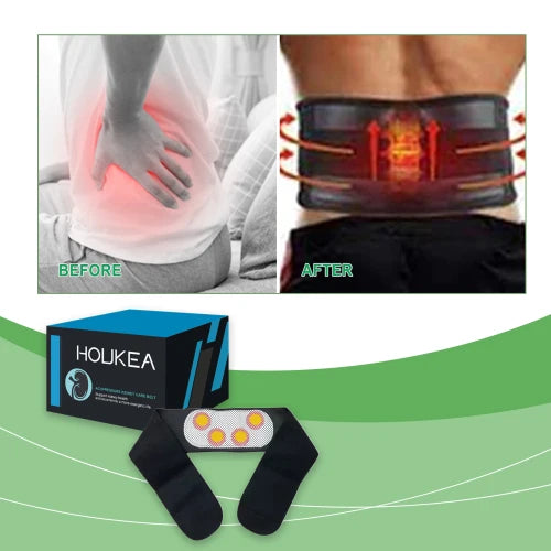 Houkea Therapy  Body Care Magnetic Warm Comfortable Breathable Waist Elastic Belt