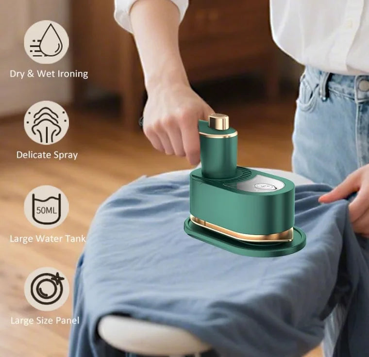 Portable Mini Electric Iron Handheld Stainless Steel Folding Light Tool Convenient for Home Travel Hot Selling Steam Clothing