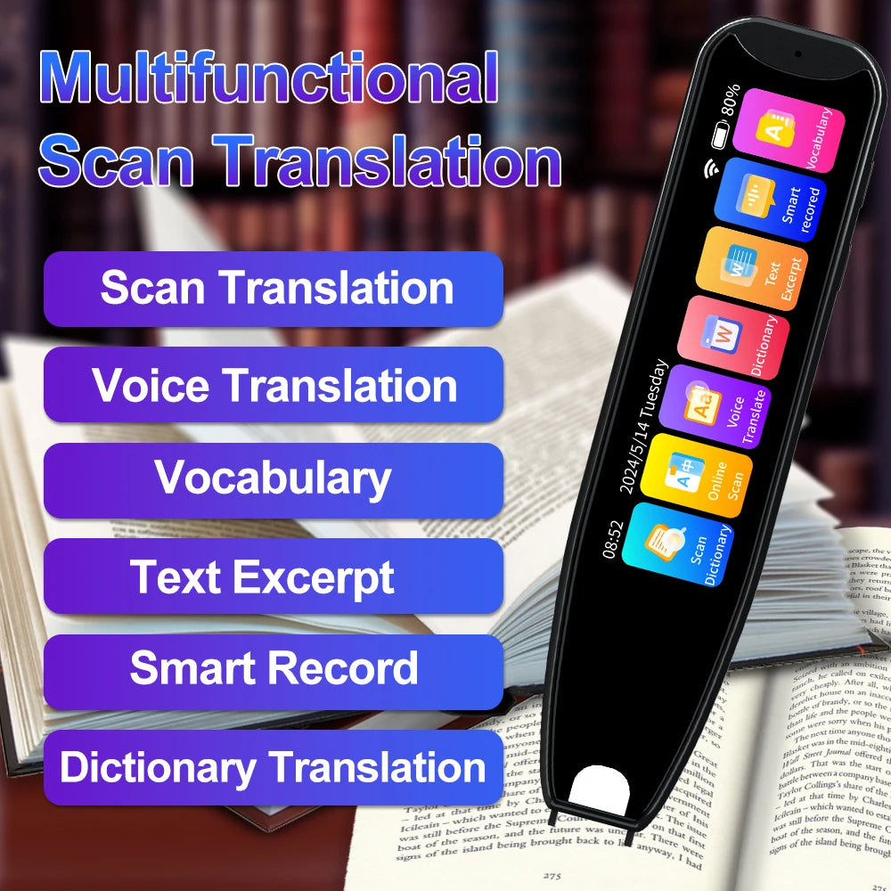 Smart Translator Pen MD22 Offline Scan 10 Languages Voice Translation Online 142 Languages translator