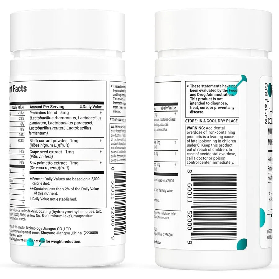 Health Supplement Collagen Tablets Protein Vitamin C Supplement Beauty Care Skin Whitening