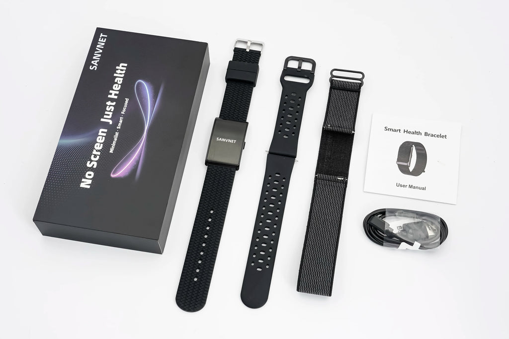 SANVNET H59 Max  Screenless Smart Bracelet Heart Rate Sleep Tracker Wristband FitnessTracker Smart Band for Men Women 2026