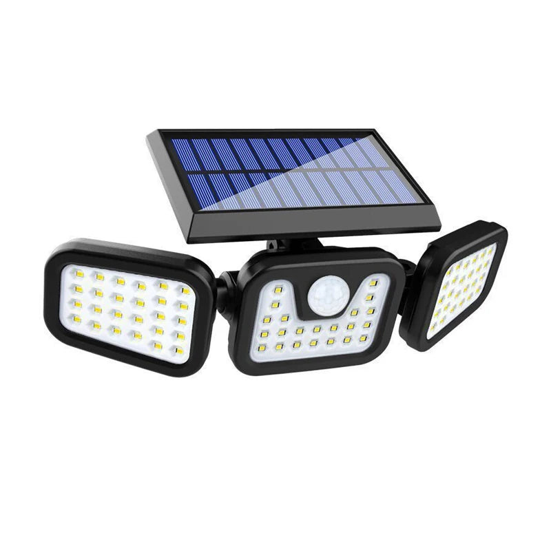 Outdoor ABS IP65 Waterproof 74 Led Solar Motion Sensor Light PIR Solar Power Garden Solar Wall Light