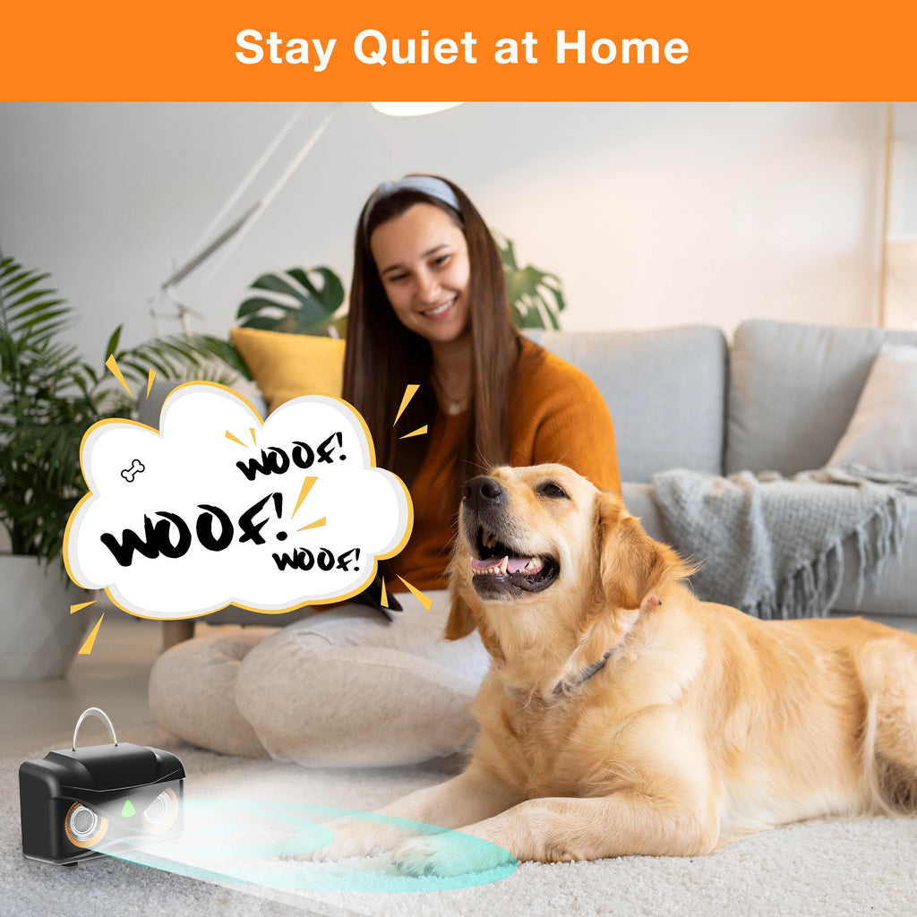 USA stock Portable Waterproof Aluminium-Plastic Ultrasonic Dog Trainer with 1-Year Warranty for Pet Barking Deterrent