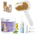 3-in-1 Custom Size Pet Steam Brush and Spray Hair Removal Comb for Dogs and Cats Effective Shedding Tool