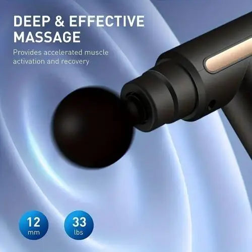 USB Charging Portable Mini Massage Hammer Household Muscle Relaxer Face Leg Body & Neck Fascia Gun with Heat Function