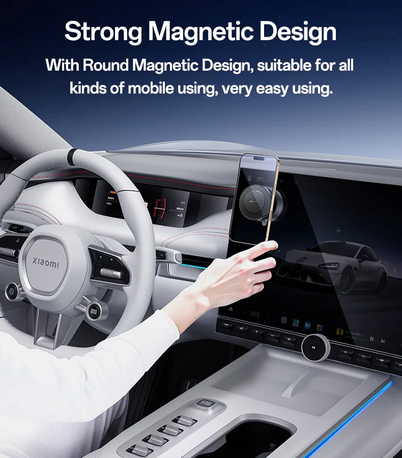 Yesido 360 Rotation Magnetic Vacuum Suction Cup Car Phone Holder Innovative Design for Mobile Phone C227