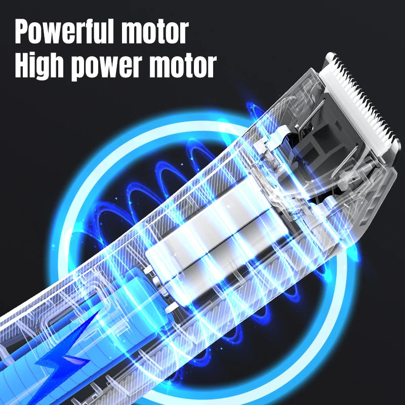 Wholesale Custom Made 3-in-1 Men's LED Lighting Body Trimmer New IPX6 Waterproof Ceramic Drill with Travel Bag Body Groomers