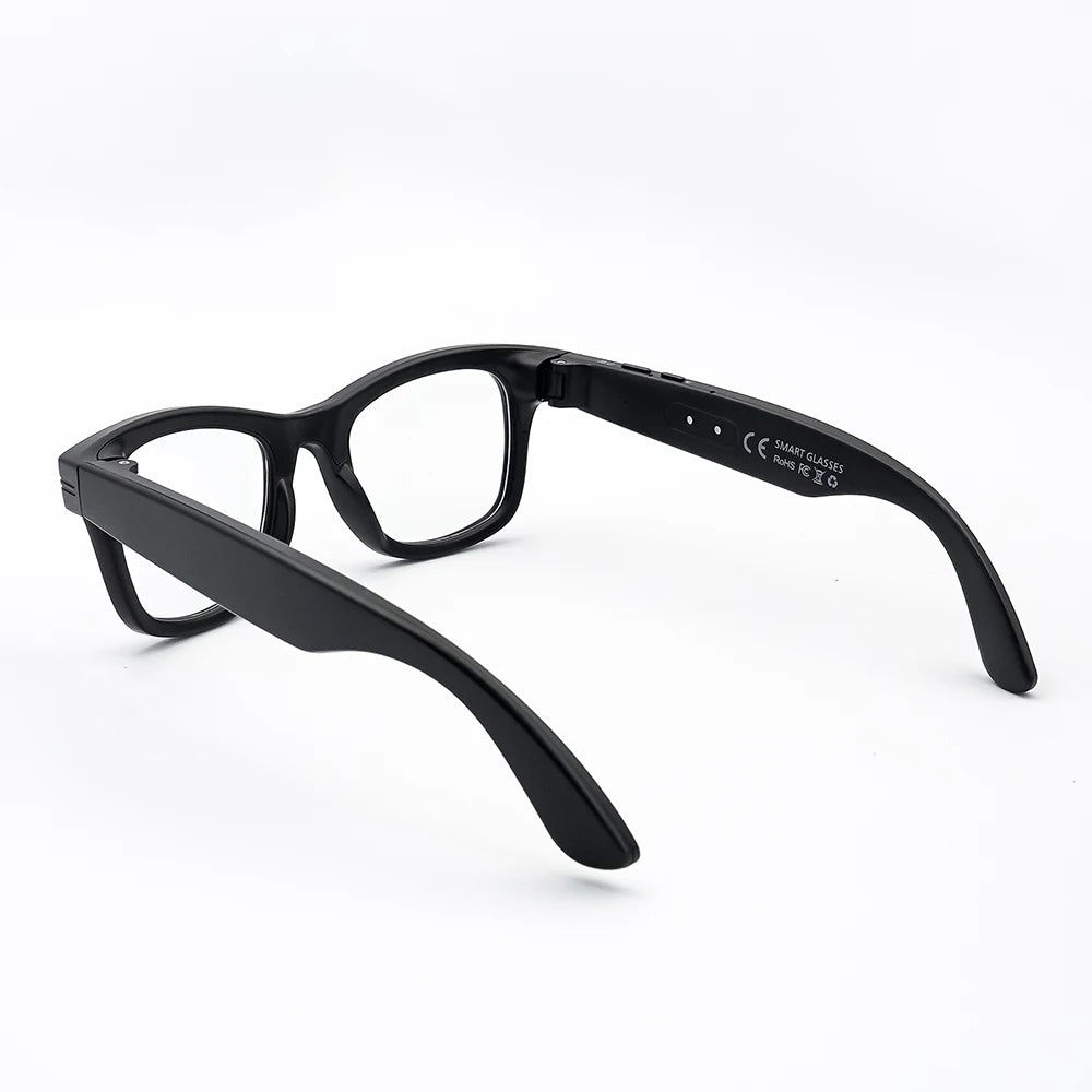 SANVNET 2025 GS4 MAX Smart Glasses with Camera Dual Lenses 8MP Video Camera Sunglasses Wi-Fi Transfer Audio Record Smart Eyewear