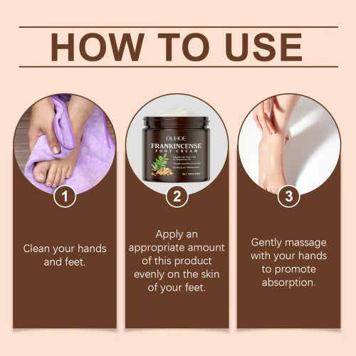 OUHOE Moisturizing Cream Gently Moisturizes Skin With A Deep Nourishing And Exfoliating Foot