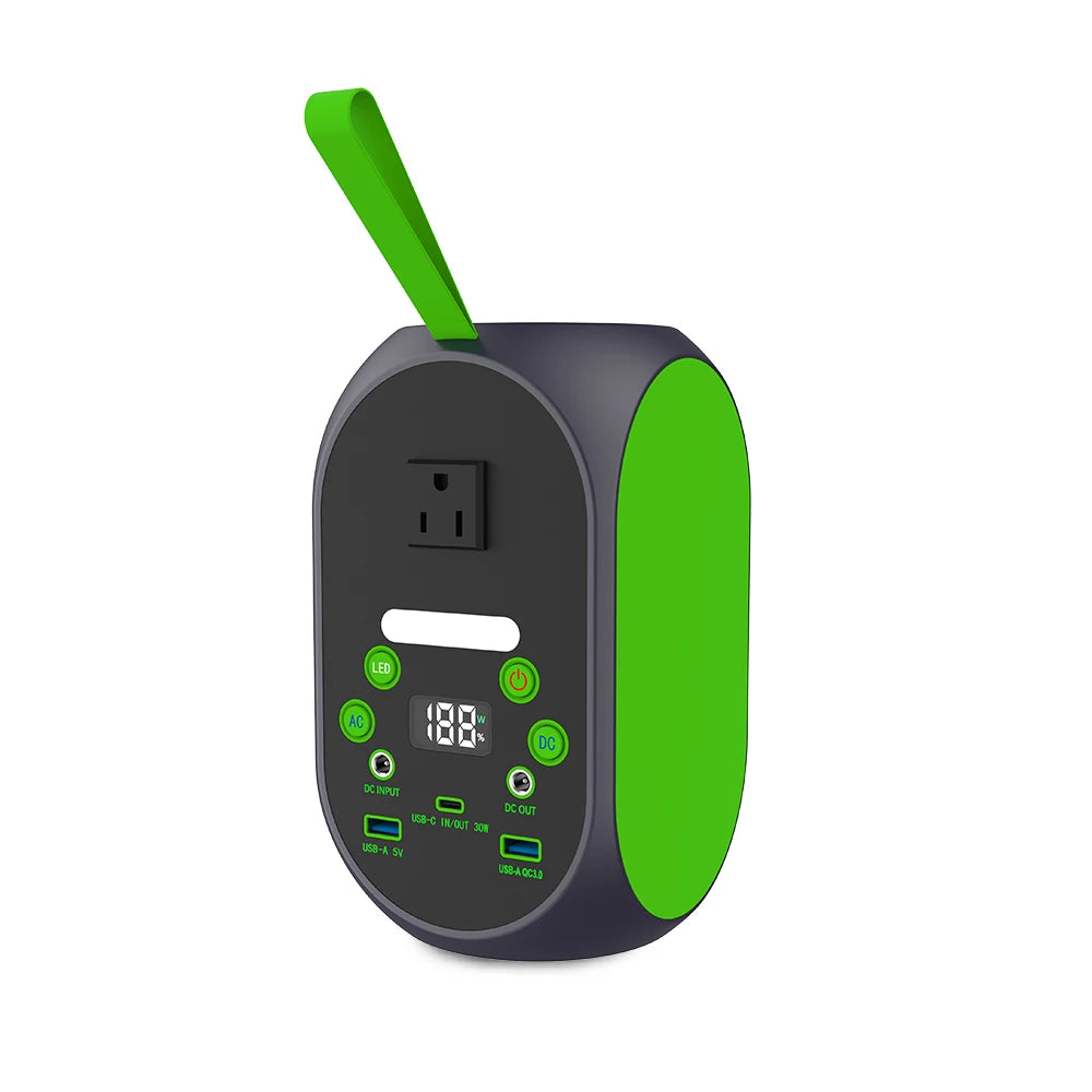 USA Warehouse Stock 110V 99.84Wh 120W Flashlight Equipped Power Station Camping Solar Power Generator for Sale