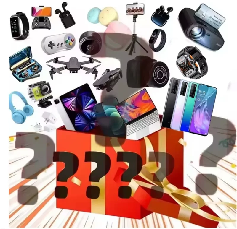 Electronics 3C Lucky Mystery Box High Quality Blind Box with 100% Surprise Novelty Smart Watch Mystery Box New Christmas Gift