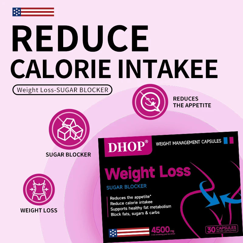 DHOP Garcinia Cambogia Extract Hydroxycitric Acid Garcinia Cambogia Capsules Green Tea Extract Capsule for Weighte Loss