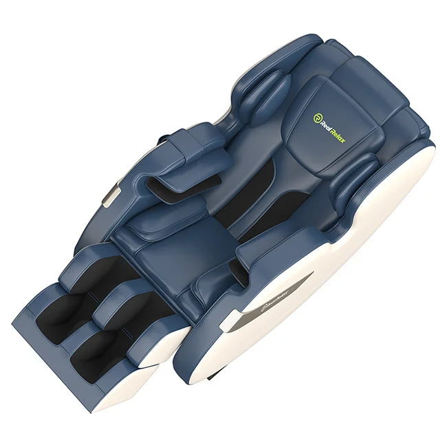 F3  Blue Zero Graviry 3D Massage Chair Shiatsu Body Head Heating Foldable Leisure Waist Leg Rolling for Hand Foot Massage