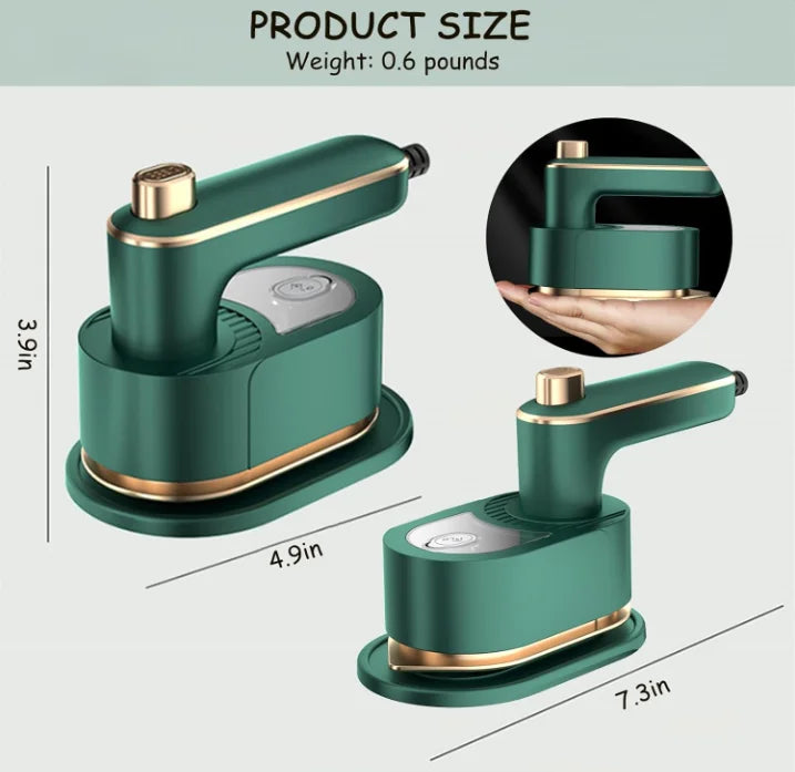 Portable Mini Electric Iron Handheld Stainless Steel Folding Light Tool Convenient for Home Travel Hot Selling Steam Clothing