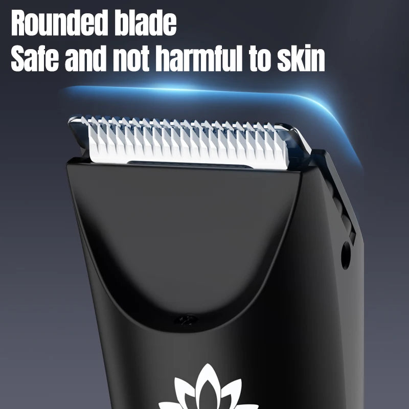 IRUIBEAUTY Men's Rechargeable Waterproof Cordless Trimmer Body Groomer with Ceramic Blade and Base Wholesale