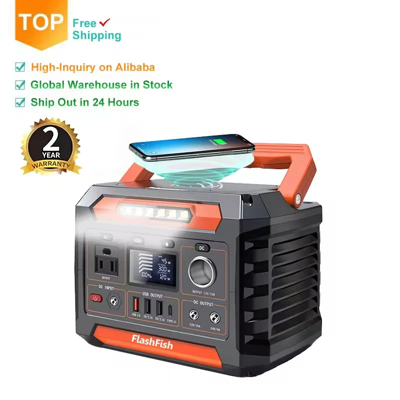 Powerstation Lithium Ion Batteries Mini Camp Inverter Electric Generator Solar Powered Charging Station & Power Station for Camp