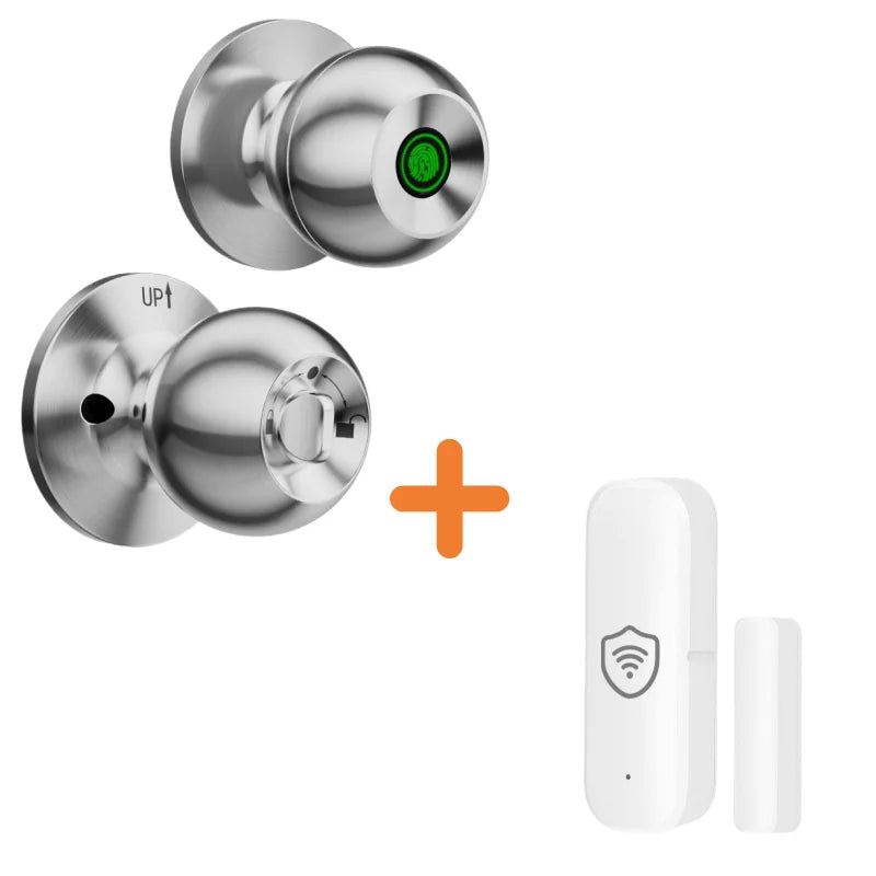 Doorbell App Key Cutting Camera Control Fingerprint Deadlock Lock Pick Home Bedroom Cylinder TUYA Spherical Smart Ball Lock
