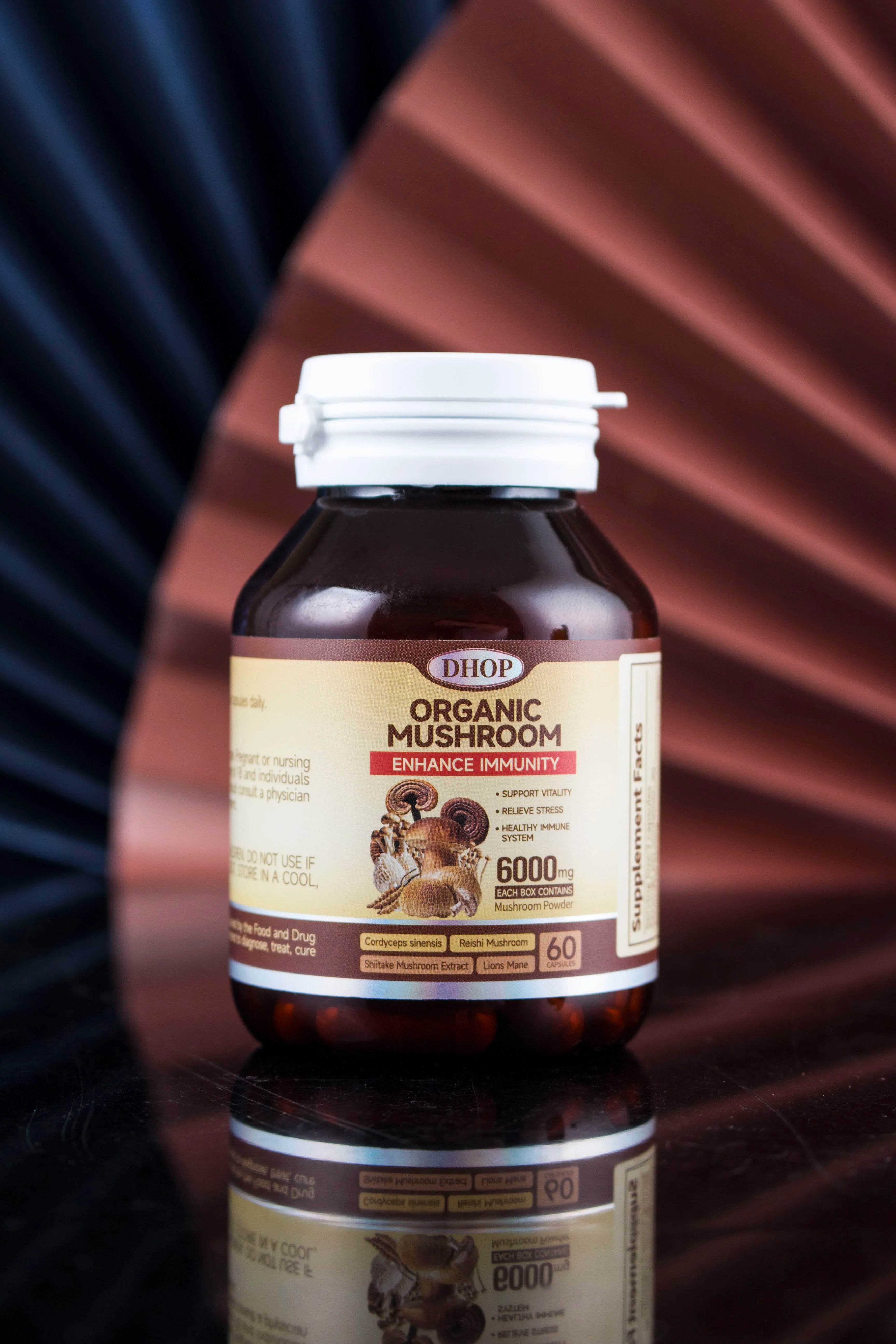 OEM Supplement Mushroom Mixture Capsules Reishi Mushroom Extract Capsule Complex Mushroom Mix Blend Capsules