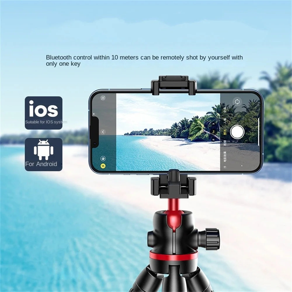 DODOUP Octopus Tripod Phone Holder Camera Wireless Selfie Stick Photography Gimbal for Outdoor Live Streaming
