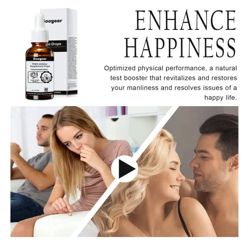Googeer Enhancement Supplement Enhance Energy Robust And Long-Lasting Oral Drops For Men's Health Care