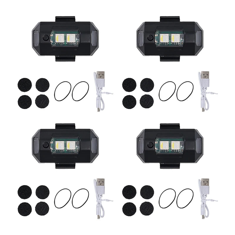 Mini Drone Strobe Light for DJI NEO/Mini 4 Pro/Mini 2/4K/Mavic 3 Lightweight 6 Lights Color Anti-collision Signal Lamp Accessory