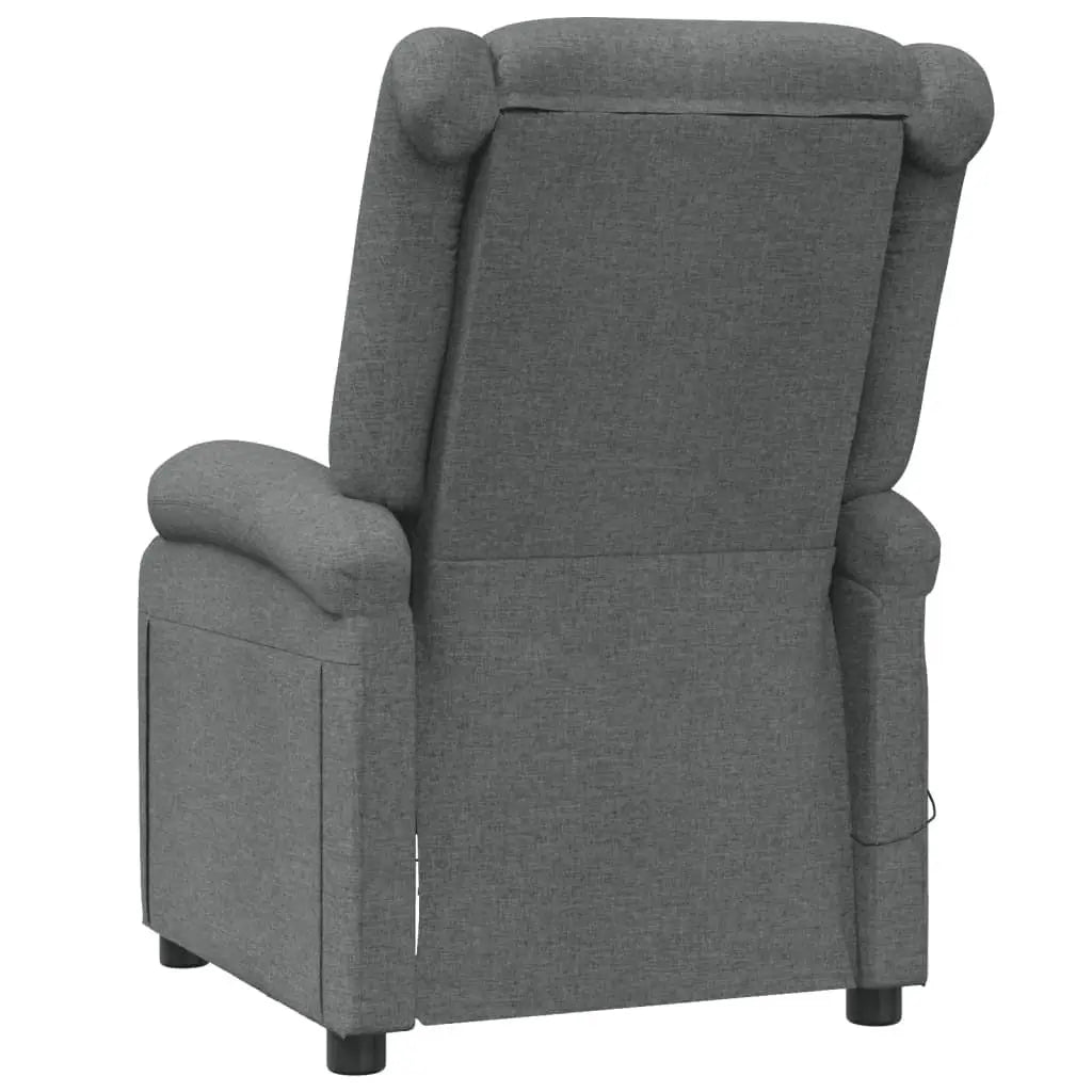 Dark Gray Fabric Massage Chair