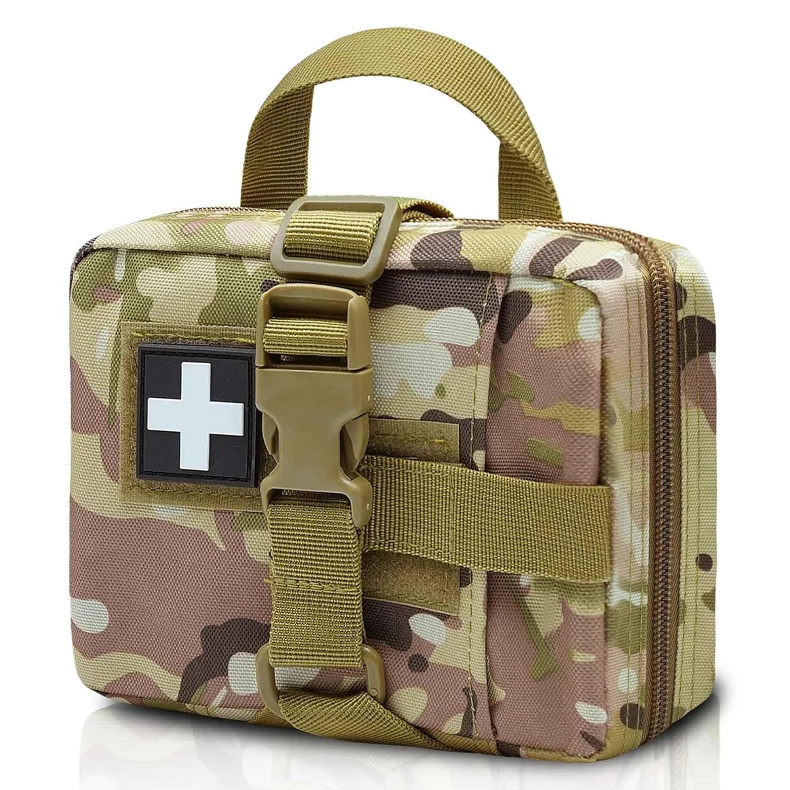 Survival First Aid Kits Tactical EMT Pouch Rip Away Molle Medical Pouches IFAK Emergency Survival Bag for Travel Outdoor Hiking
